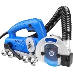 Elektrische voegenreiniger - Tegelvoegsnijder sleufgereedschap - Keuken slaapkamer renovatie - Ingebouwde stofafzuiging - 33 x 13 x 19 cm