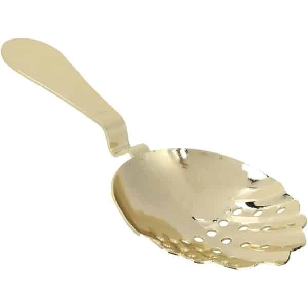 Food Grade 304 Roestvrijstalen Ijszeef - Goud - Barman Accessoires - Roestvrijstalen Ijslepelfilter - Thuis Keuken - Geperforeerde Lepel .