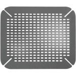 Gootsteenmat - Spoelbakmat - Afdruipmat - Gootsteen Beschermer - Anti-Kras Bescherming voor Afwasbak - Keuken Accessoires - Gootsteenmat Rechthoekige - Gootsteenmat Grijs