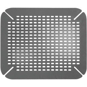 Gootsteenmat - Spoelbakmat - Afdruipmat - Gootsteen Beschermer - Anti-Kras Bescherming voor Afwasbak - Keuken Accessoires - Gootsteenmat Rechthoekige - Gootsteenmat Grijs