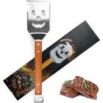 Grillspatel Multifunctioneel - Keuken Gereedschap - Barbecue Accessoire - 7-in-1 Functies - 425 cm Lang - Houten Handvat