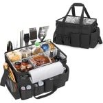 Grote Grillgebruiksvoorwerp Caddy - Papieren Handdoekhouder - BBQ Gereedschap Opbergtas - Bumperkleven Benodigdheden - Outdoor Keuken Accessoires - Picknick Camping bbq gereedschap