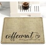 Gsedaox-Koffiemat Afdruipmat-40x50 cm - Antislip droogmat - Keuken- en thee-accessoires-Afdruipmat