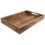 Handgemaakt Klassiek Houten Dienblad 15" - Serveware Keuken Accessoires - Medium Size