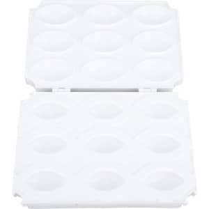 Handleiding Gehaktbal Mould Processor - DIY Gehaktbrood Maker Pers - 9 Roosters Zelfgemaakte Vlees Keuken Accessoires (Wit) .