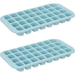 IJsblokjesvorm - Set van 2 - Flexibele TPE Tray - Siliconen Ijsvormen voor Drankjes - Keuken Accessoire - 33.6 x 18.3 x 3.2 cm