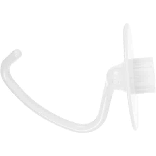 Keuken Deeghaak - Mixer Accessoire - Eenvoudig Kneden - Vaatwasmachinebestendig Aluminium - 14.5 cm - Transparant
