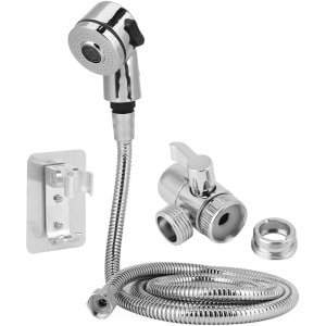 Keuken Mengkraan Sprayer Accessoire - Handdouche Set voor Dieren en Baby's - Dubbele Wateruitlaat