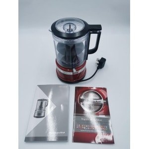 Keukenmachine Hakmolen - Keuken Assistent - Snel Ingrediënten Snijden - Met Garde Accessoire - 12 Liter Kom - Rood