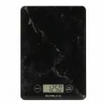 Keukenweegschaal Digitaal - 1 g tot 5 kg Nauwkeurige Meting - 21,5 x 15 cm - Tarra-functie - Helder LCD Display - Precisie Weegschaal Eten - Keuken Accessoires - Kitchen Scale - Kookweegschaal - Zwart Marmer - Löwenthal