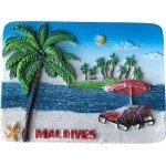 Koelkast Magneet - Souvenir Decoratie - Keuken Accessoire - 3D Design - Blauw Wit