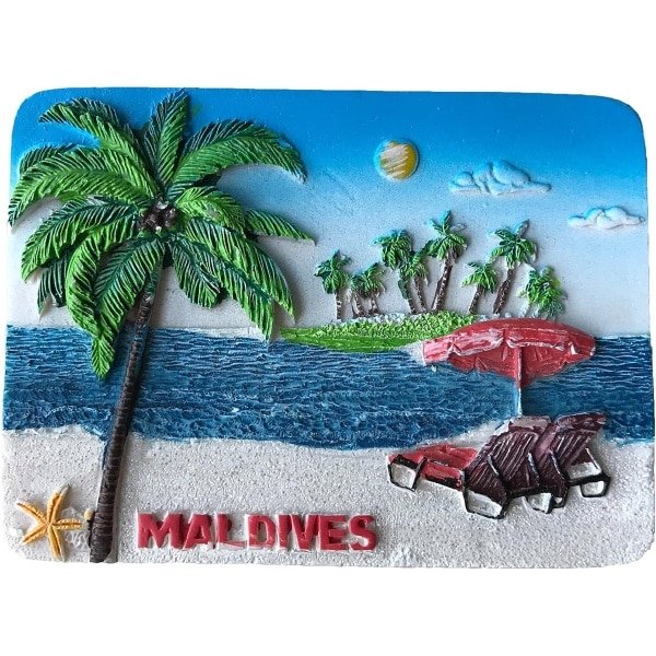 Koelkast Magneet - Souvenir Decoratie - Keuken Accessoire - 3D Design - Blauw Wit