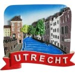 Koelkastmagneet Souvenir - Stad Decoratie - Keuken Accessoire - Creatief Ambachtelijk - 7x6 cm - Meerkleurig