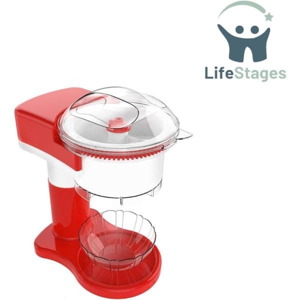 LifeStages - Slush Puppy Maker - Elektrische Ijsbreker - Slushy-Maker - Slush-Machine - IJsblokjesbreker voor Thuis, Bar, Keuken - Geschaafd IJs Sneeuwbollen Slushies