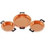 Miniatuur Serveerpannen Set 3 Delig voor Poppenhuis Keuken Schaal 1:12 Accessoires