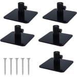 Mixer Accessoire Houder - Keukenmachine Organizer - Keuken Opruimen - Flexibele Montage Opties - 5x2.5cm - Wit