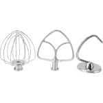 Mixer Accessoires - Keuken Hulpmiddelen - Bakken en Koken - Roestvrij Staal - 3 Delige Set