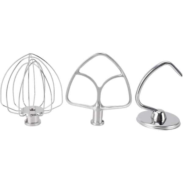 Mixer Accessoires - Keuken Hulpmiddelen - Bakken en Koken - Roestvrij Staal - 3 Delige Set