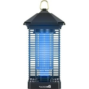 Muggenlamp Elektrische insectenverdelger met UV vliegenval IPX4 waterdicht voor thuis-keuken-tuin-camping