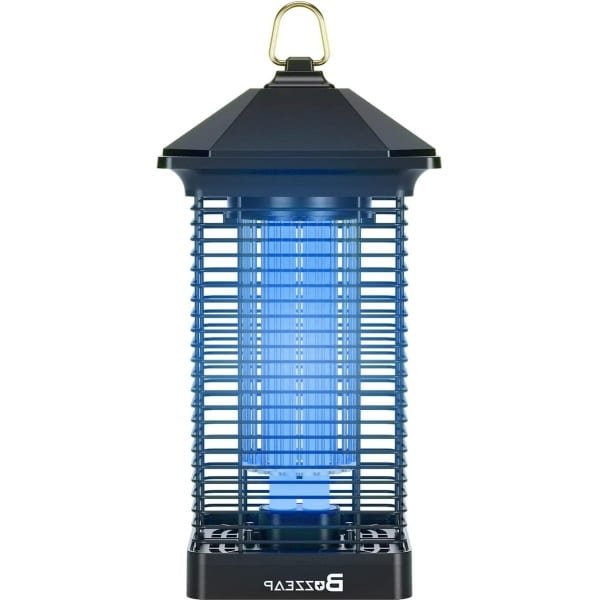 Muggenlamp Elektrische insectenverdelger met UV vliegenval IPX4 waterdicht voor thuis-keuken-tuin-camping
