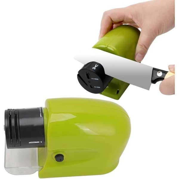 Multifunctionele Elektrische Messenslijper voor Huishoudelijke Keuken - Slijpsteen .