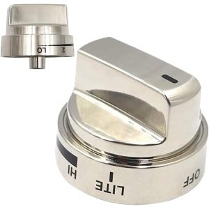 Ovenknop Vervanging - Keuken Accessoire - Koken Gemak - Roestvrij Staal - 6 x 6 x 6 cm - Zilverkleurig