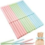 Pack of 30 Bag Closure Clips - 15 cm - 12 cm - Colorful Bag Clips - Large Clips for Pouches Closure - Bag Clips Kitchen Food Clamps - Keuken Accessoires