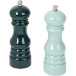 Peper -en Zoutmolen - 2 Stuks - Groen - Stijlvol - Vintage - Klassiek design - Keuken accessoires - Keuken benodigdheden - Excl. peper en zout