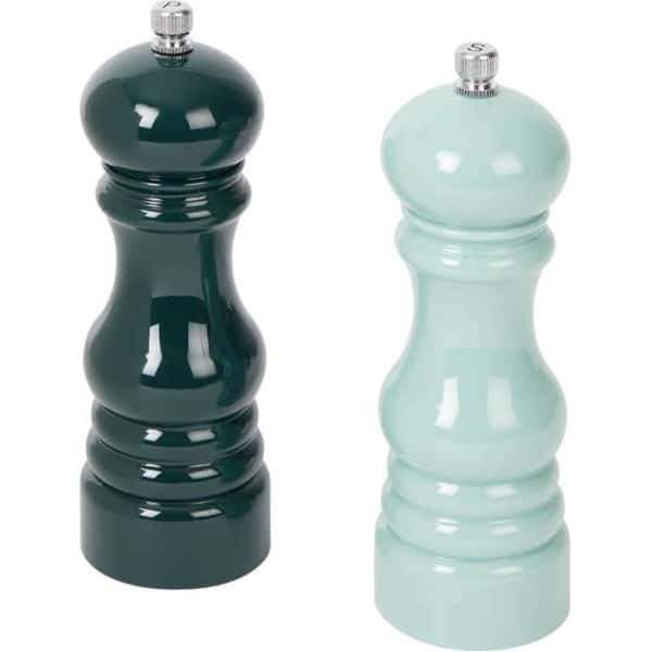 Peper -en Zoutmolen - 2 Stuks - Groen - Stijlvol - Vintage - Klassiek design - Keuken accessoires - Keuken benodigdheden - Excl. peper en zout