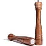 Pepermolen en Zoutmolen - Harde & Verstelbare Keramische Molen - Acaciahout - 30 cm Hoogte - Keuken Accessoires