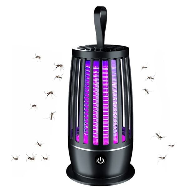 QTTVBTNA -Muggenlamp - Elektrische insectenlamp tegen muggen - Elektrische UV insectendoder - LED Lampen -Muggenvanger-Insectenlamp-Insectenvanger-Muggenmoordenaarlamp Voor Thuis, Keuken, Restaurant, Bakkerij, Balkon, Terras - Zwart