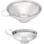 RVS Brede Mond Jam Canning Funnel - Set van 2 - Keuken Accessoires - Overbrengen Vloeibare Vloeistof Poeder