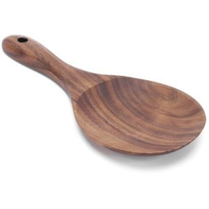Rijstlepel houten serveerlepel, rijstlepel serveerlepels & tangen rijstlepel kookgerei servies thuis keuken accessoire