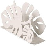 Servethouder Metaal - Keuken Accessoire - Tafel Decoratie - Tropisch Design - Wit