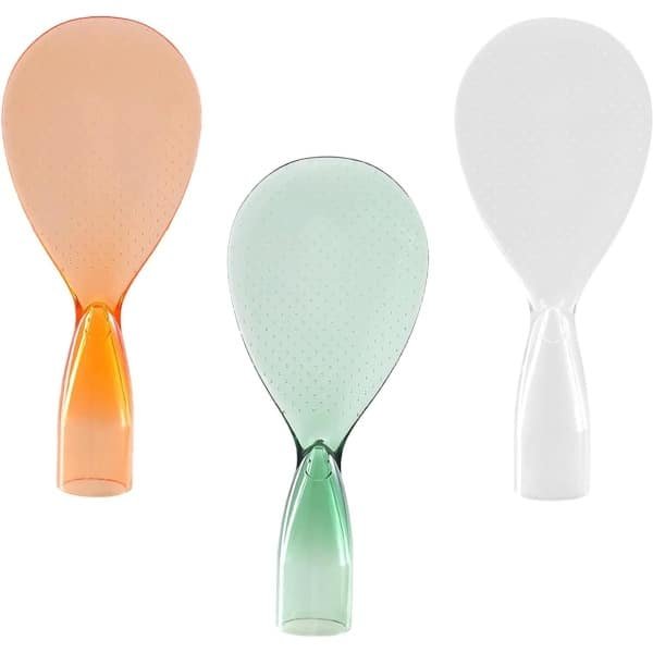 Set van 3 Rijstlepels - Anti-aanbak, Japanse Stijl, Voor Rijst, Aardappelpuree - Keuken Accessoires