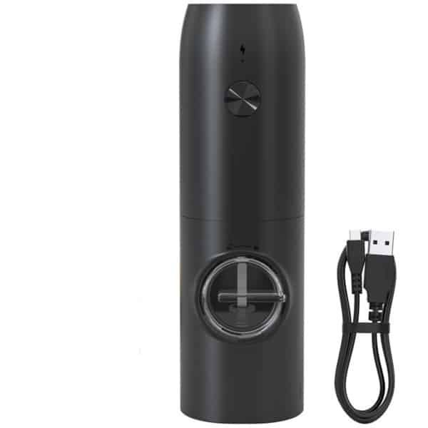 Universele elektrische zout- en pepermolenset - Automatische pepermolen, instelbare maalgraad - Oplaadbare kruidenpot voor in de keuken