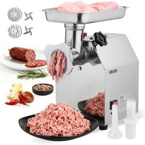 VEVOR Commerciële Elektrische Vleesmolen 2,49 Kg/Min Worstmachine Keuken