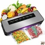 Voedsel Vacuüm Sealer 6-in-1 - Automatische Sluitapparaat - Voor Droog en Nat Voedsel - Vacuum Zakjes en Vacuum Tube - Keuken Accessoire - Luchtdicht Bewaren - Voedselversheid