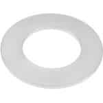 1PC Keuken Kraan Grote Basis Reparatie Ring Aluminium 70x40x3mm Kraan Reparatie Accessoires Platte Ring Voor Kraan Douche Fix Zilver
