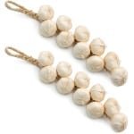 2 Stuks Neppui- en Knoflookguirlandes, Decoratieve Kunstplanten voor Keuken en Tuin, Ideaal voor Kerstdecoratie en Fotografie Accessoires