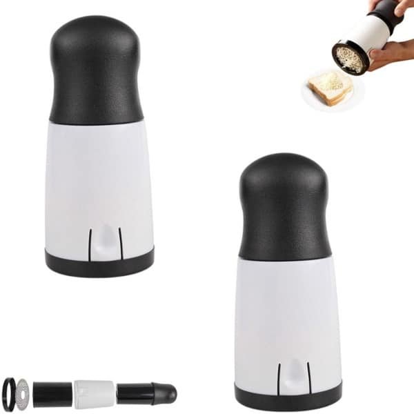 2 stuks - Kaasrasp - Handrasp voor kaas - Groenterasp - Kaas raspen - Keukengerei - Keuken accessoires - Keukengerei - Keuken accessoires - Het kan gebruikt worden om boter, groenten, brood, maïskorrels en kaas te raspen