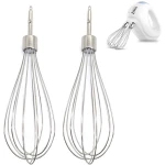 2 stuks garde roestvrij staal kleine garde accessoires voor keuken roeren flash roestvrij staal duurzame keukenhulpmiddelen bakaccessoires voor mengen, kloppen en roeren (1#)