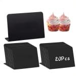 20 Stuks Mini Krijtbordjes - Berichten Prijsborden - Huwelijksborden - Voedsel Keuken Notities - Memo Borden - Decoratie Accessoires