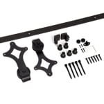 200 cm Schuifdeurrolset zonder boren, accessoires voor deuren in keuken, slaapkamer en woonkamer Diamant