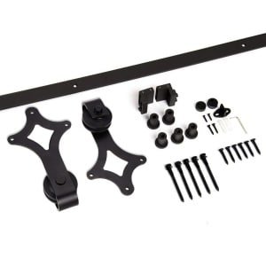 200 cm Schuifdeurrolset zonder boren, accessoires voor deuren in keuken, slaapkamer en woonkamer Diamant