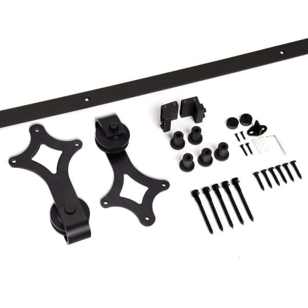 200 cm Schuifdeurrolset zonder boren, accessoires voor deuren in keuken, slaapkamer en woonkamer Diamant