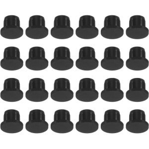 24 stuks siliconen gatstoppen 12 mm diameter - zachte flexibele rubberen paneelafdichtingshoes - verzonken type paneel - keuken accessoires - waterdichte afdichting - meubelbescherming