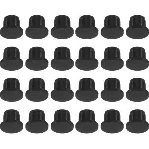 24 stuks siliconen gatstoppen 12 mm diameter - zachte flexibele rubberen paneelafdichtingshoes - verzonken type paneel - keuken accessoires - waterdichte afdichting - meubelbescherming
