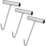 3 Stuks T-Haken - Vlees Haken - RVS T-Haken - T-vormige Haken - Restaurant Keuken Accessoires