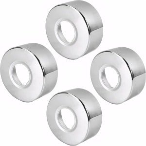 4-delige Rosette Douchekraan Set 66x25x30mm Verwarmingsbuis RVS Douche Fixture Waterkraan Decoratie Keuken Accessoires